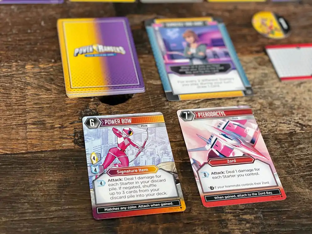 Power Rangers card game Komplet za sestavljanje kupčka kart *Englische Version* fotografija izdelka