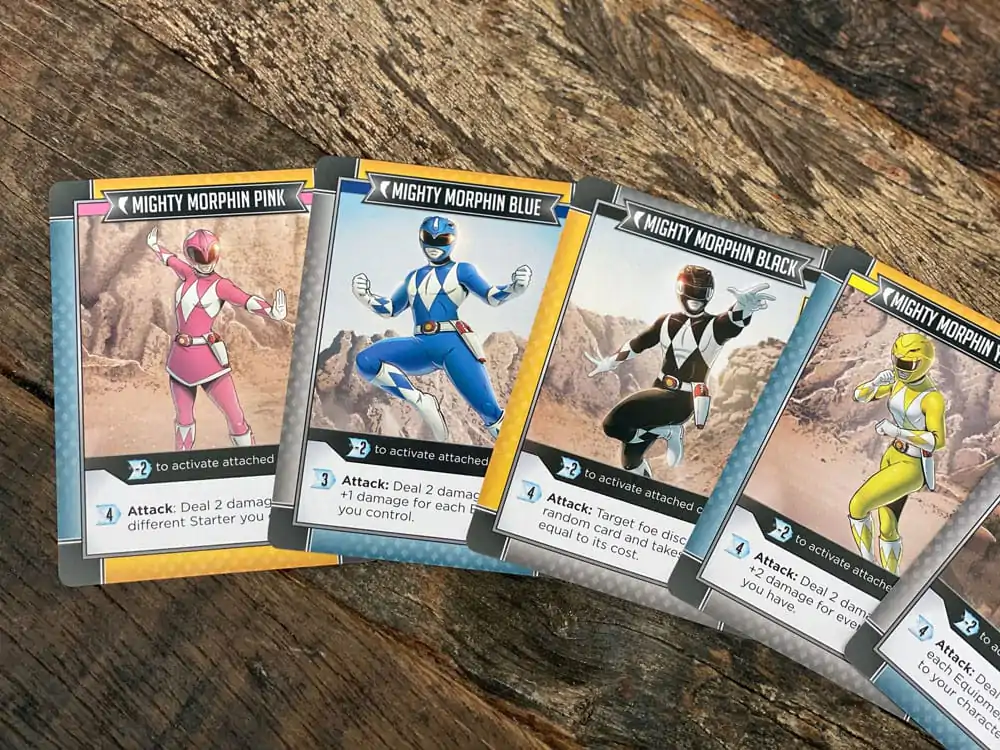 Power Rangers card game Komplet za sestavljanje kupčka kart *Englische Version* fotografija izdelka