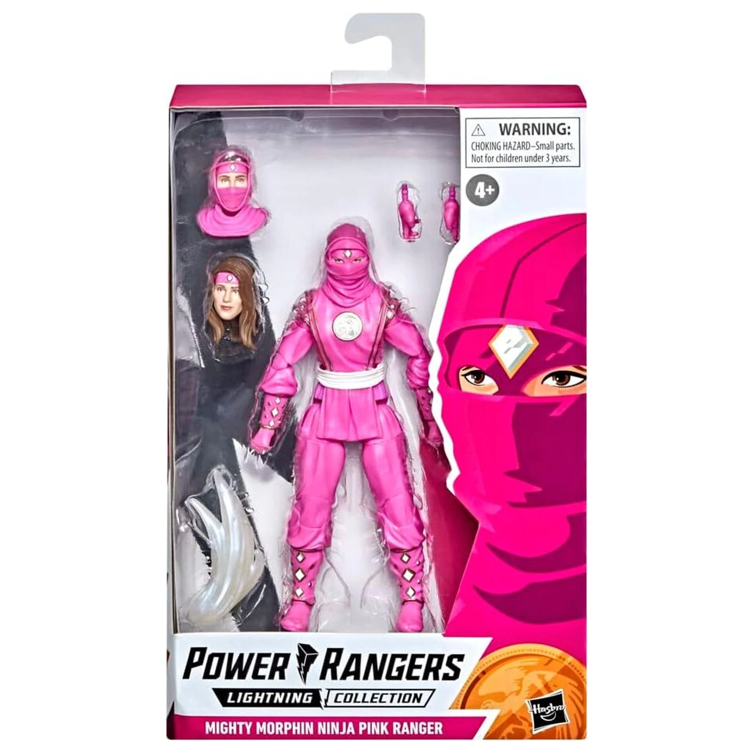 Power Rangers Lightning Collection Mighty Morphin Ninja Pink Ranger figura 15cm fotografija izdelka
