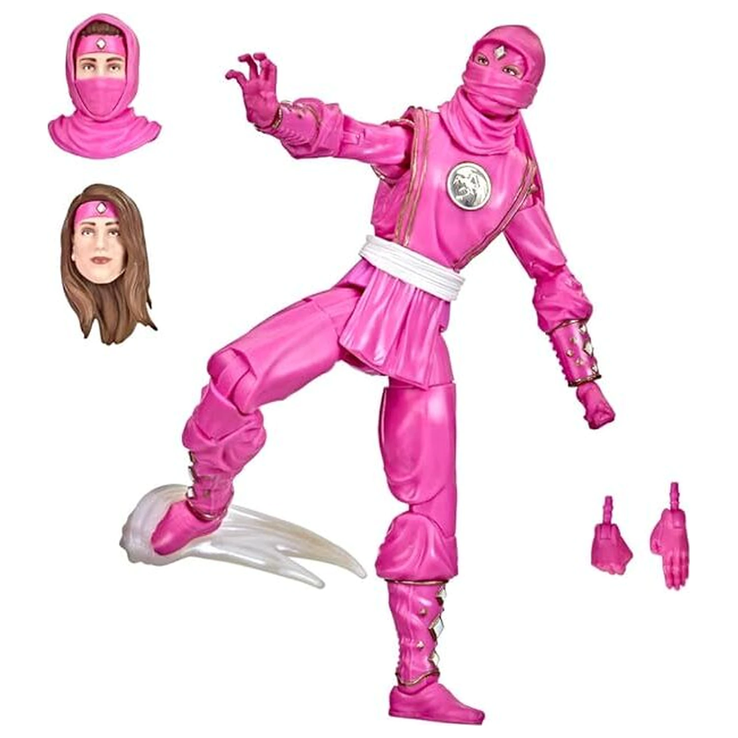 Power Rangers Lightning Collection Mighty Morphin Ninja Pink Ranger figura 15cm fotografija izdelka