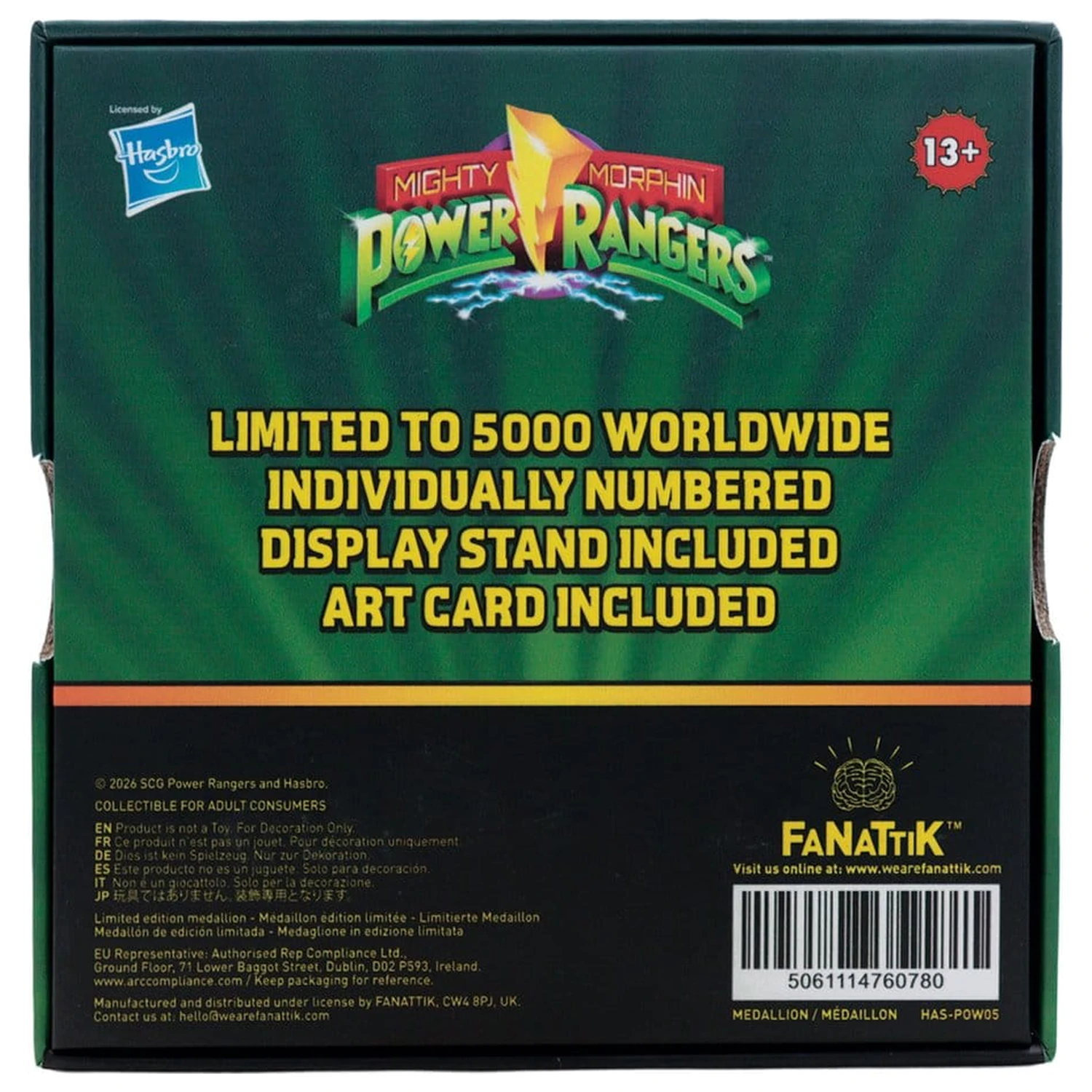 Power Rangers Medallion Megazord omejena izdaja fotografija izdelka