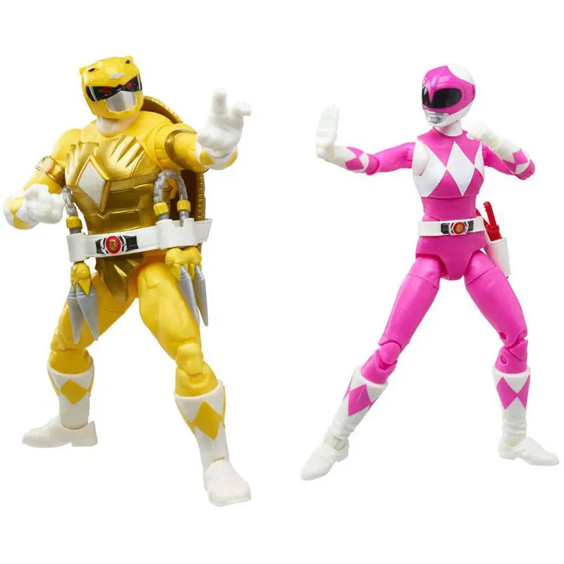 Power Rangers x TMNT Lightning Collection Akcijske figure 2022 Morphed April O´Neil & Michelangelo fotografija izdelka