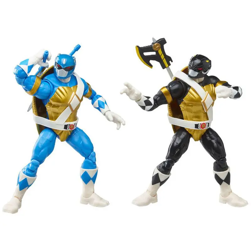 Power Rangers x TMNT Lightning Collection akcijske figure 2022 Morphed Donatello & Morphed Leonardo fotografija izdelka