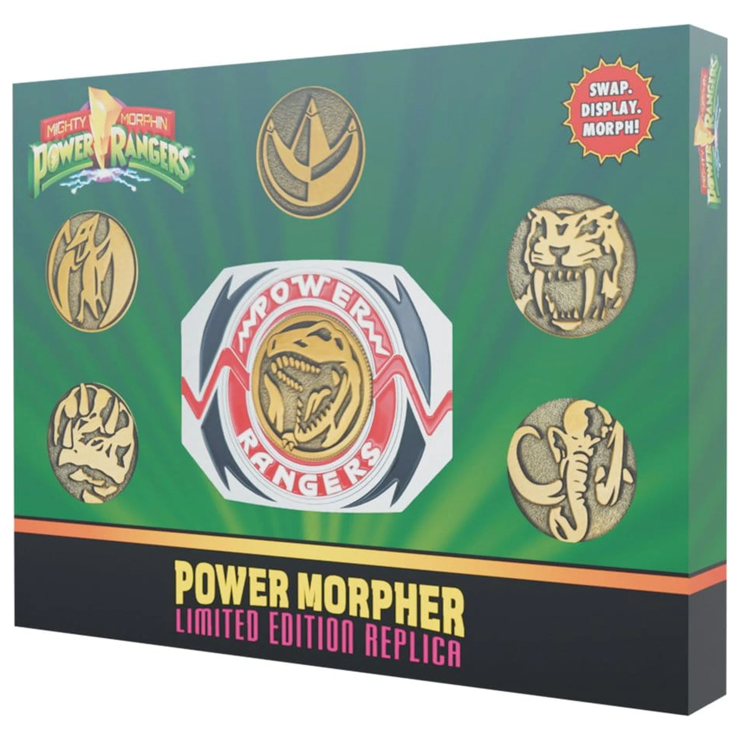 Power Rangers Replica Zamenljiv Power Morpher Omejena izdaja 7 x 9 cm fotografija izdelka