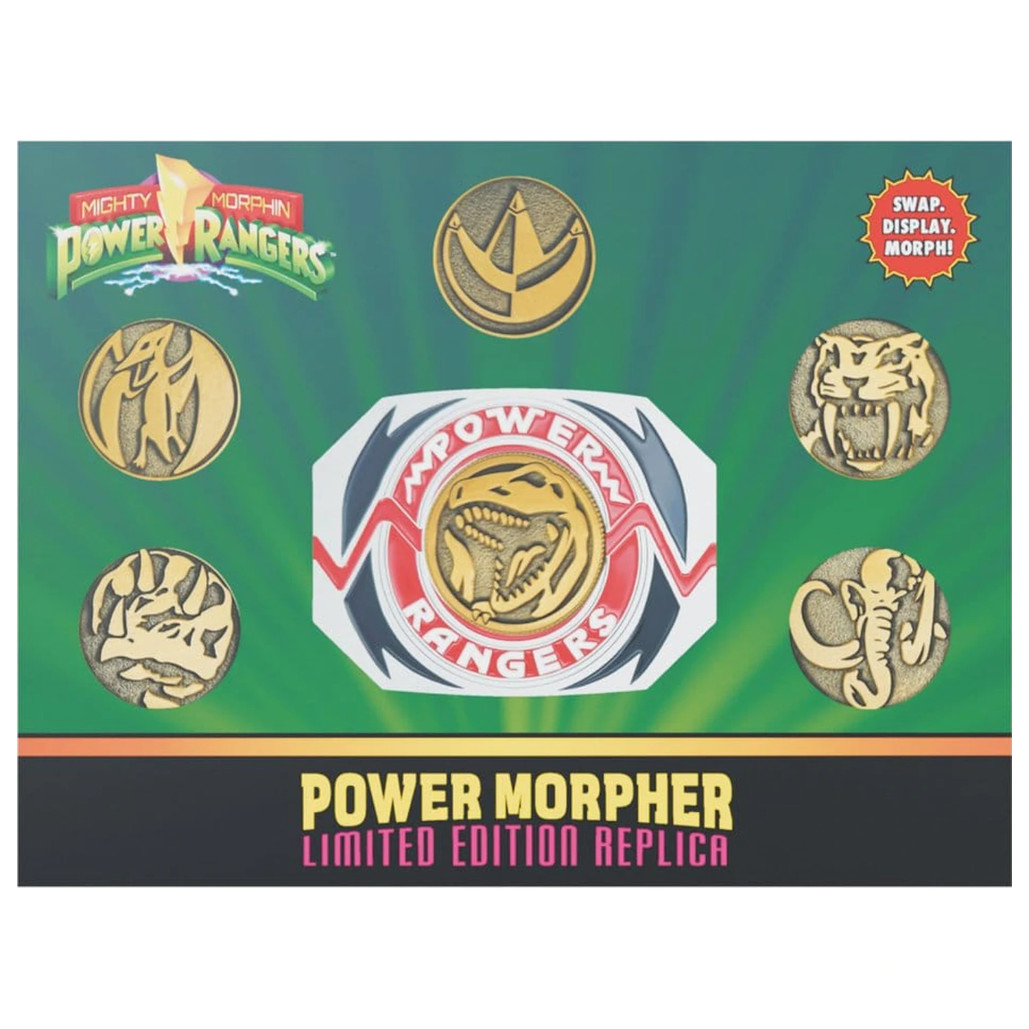 Power Rangers Replica Zamenljiv Power Morpher Omejena izdaja 7 x 9 cm fotografija izdelka