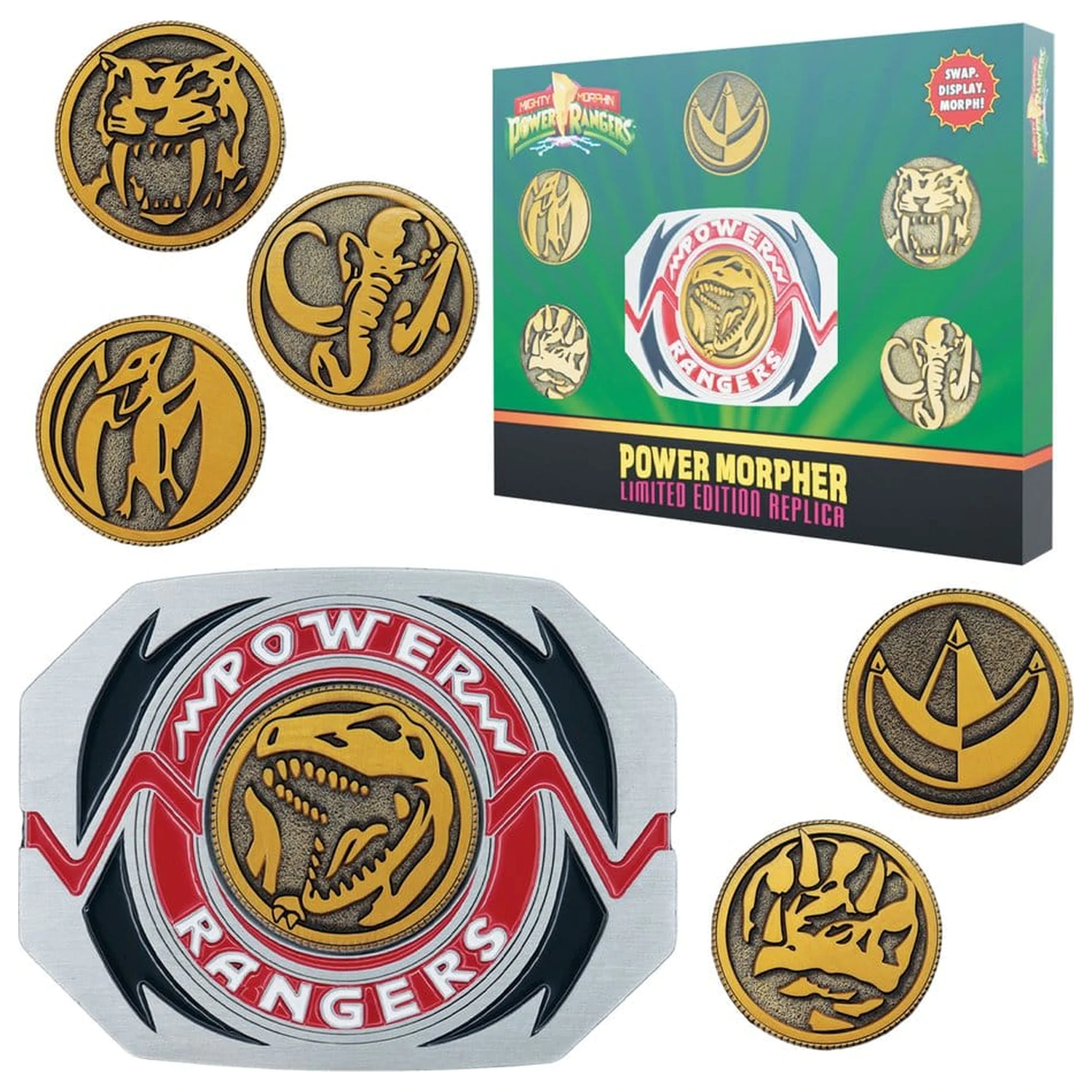 Power Rangers Replica Zamenljiv Power Morpher Omejena izdaja 7 x 9 cm fotografija izdelka
