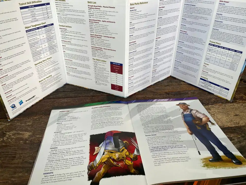 Power Rangers RPG knjiga A Glutton for Punishment Adventure & GM zaslon *Englische Version* fotografija izdelka