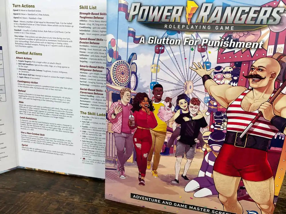 Power Rangers RPG knjiga A Glutton for Punishment Adventure & GM zaslon *Englische Version* fotografija izdelka