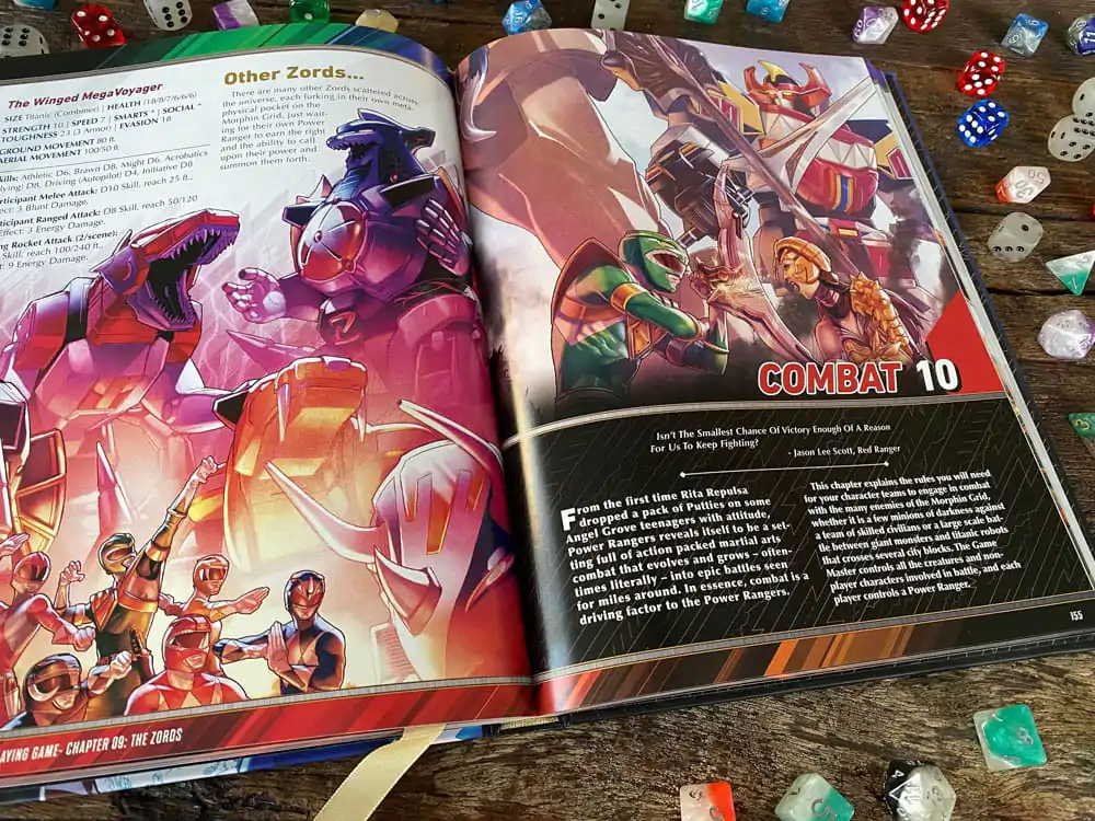 Power Rangers RPG Priročnik z osnovnimi pravili *English Version* fotografija izdelka