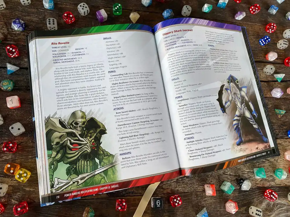 Power Rangers RPG Priročnik z osnovnimi pravili *English Version* fotografija izdelka