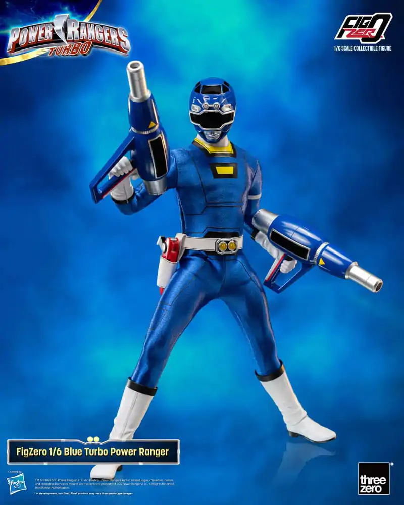 Power Rangers Turbo FigZero akcijska figura 1/6 Modri Turbo Power Ranger 30 cm fotografija izdelka