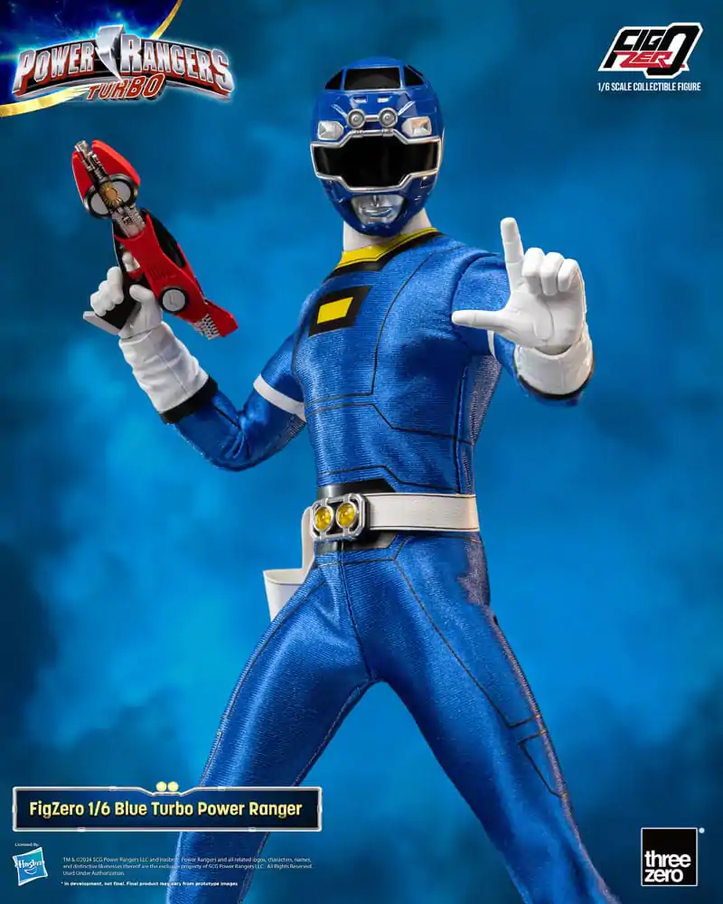 Power Rangers Turbo FigZero akcijska figura 1/6 Modri Turbo Power Ranger 30 cm fotografija izdelka