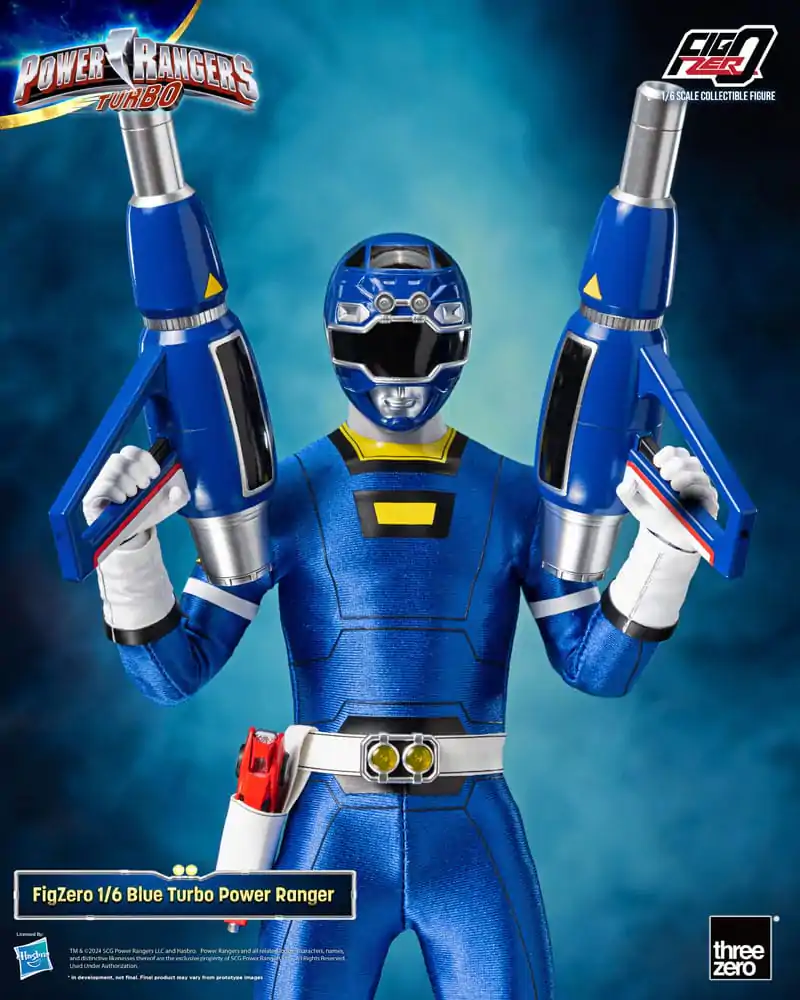 Power Rangers Turbo FigZero akcijska figura 1/6 Modri Turbo Power Ranger 30 cm fotografija izdelka