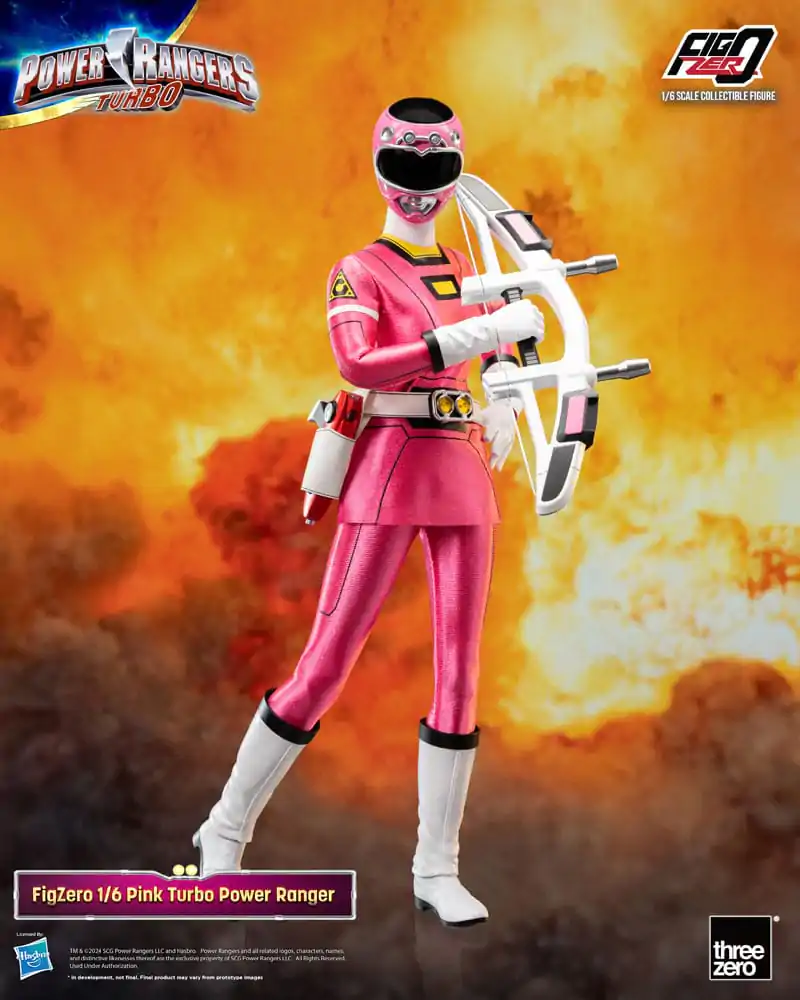 Power Rangers Turbo FigZero akcijska figura 1/6 Pink Turbo Power Ranger 30 cm fotografija izdelka