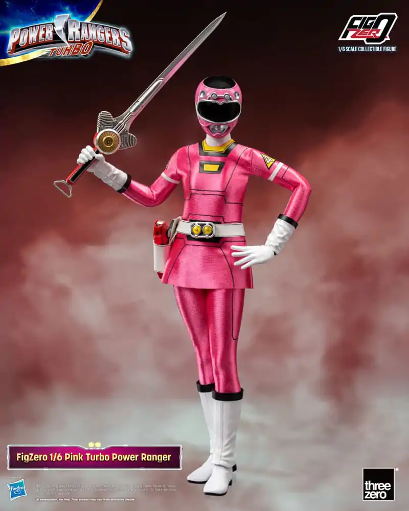 Power Rangers Turbo FigZero akcijska figura 1/6 Pink Turbo Power Ranger 30 cm fotografija izdelka