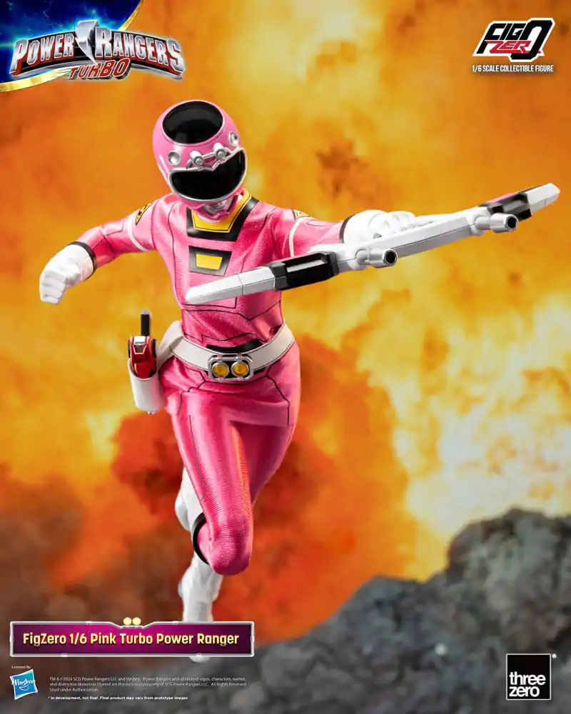 Power Rangers Turbo FigZero akcijska figura 1/6 Pink Turbo Power Ranger 30 cm fotografija izdelka