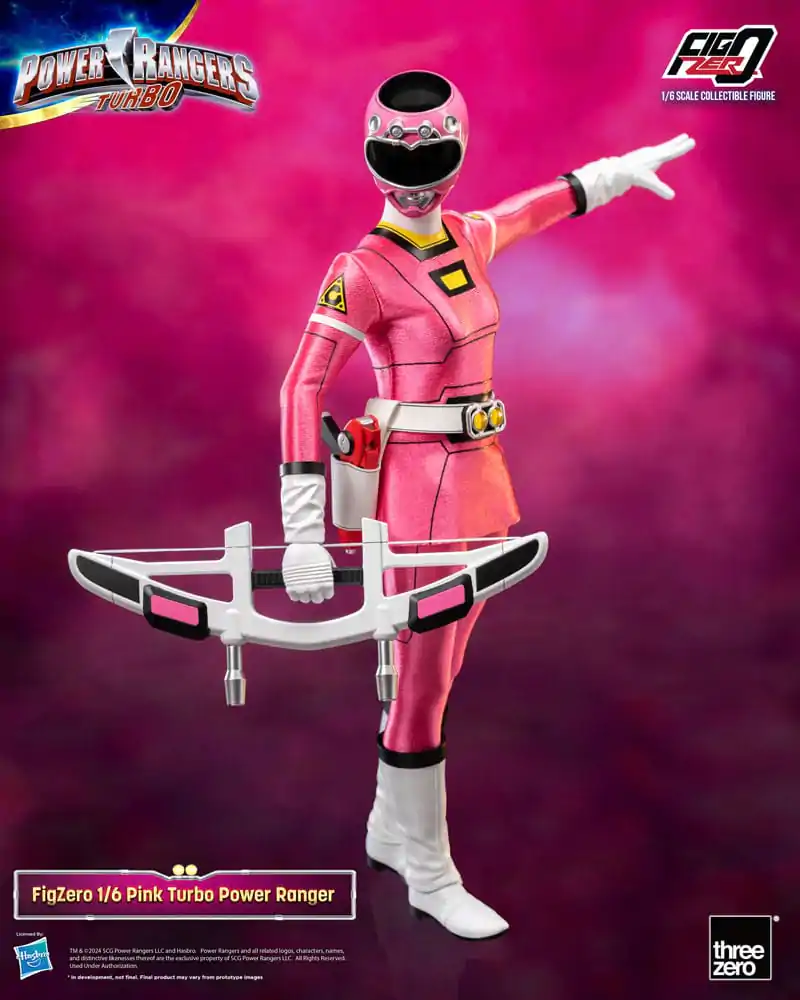 Power Rangers Turbo FigZero akcijska figura 1/6 Pink Turbo Power Ranger 30 cm fotografija izdelka