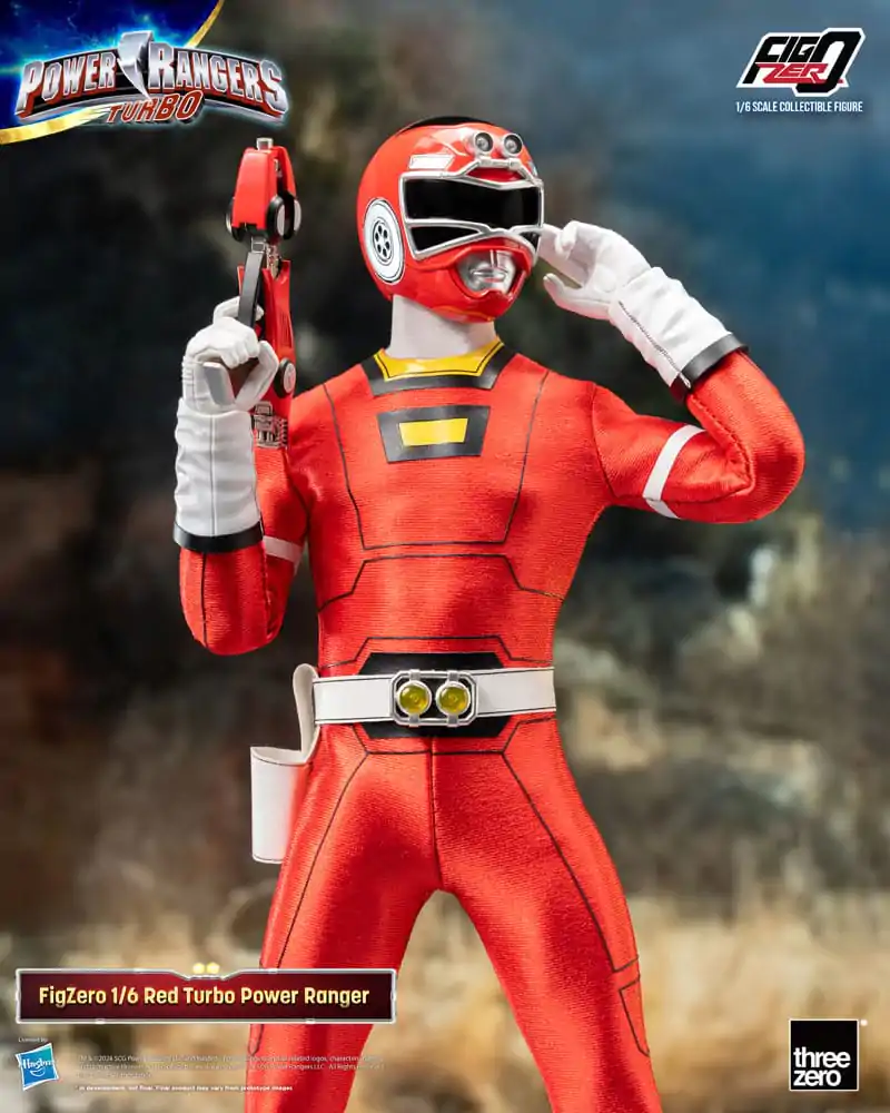 Power Rangers Turbo FigZero akcijska figura 1/6 Red Turbo Power Ranger 30 cm fotografija izdelka