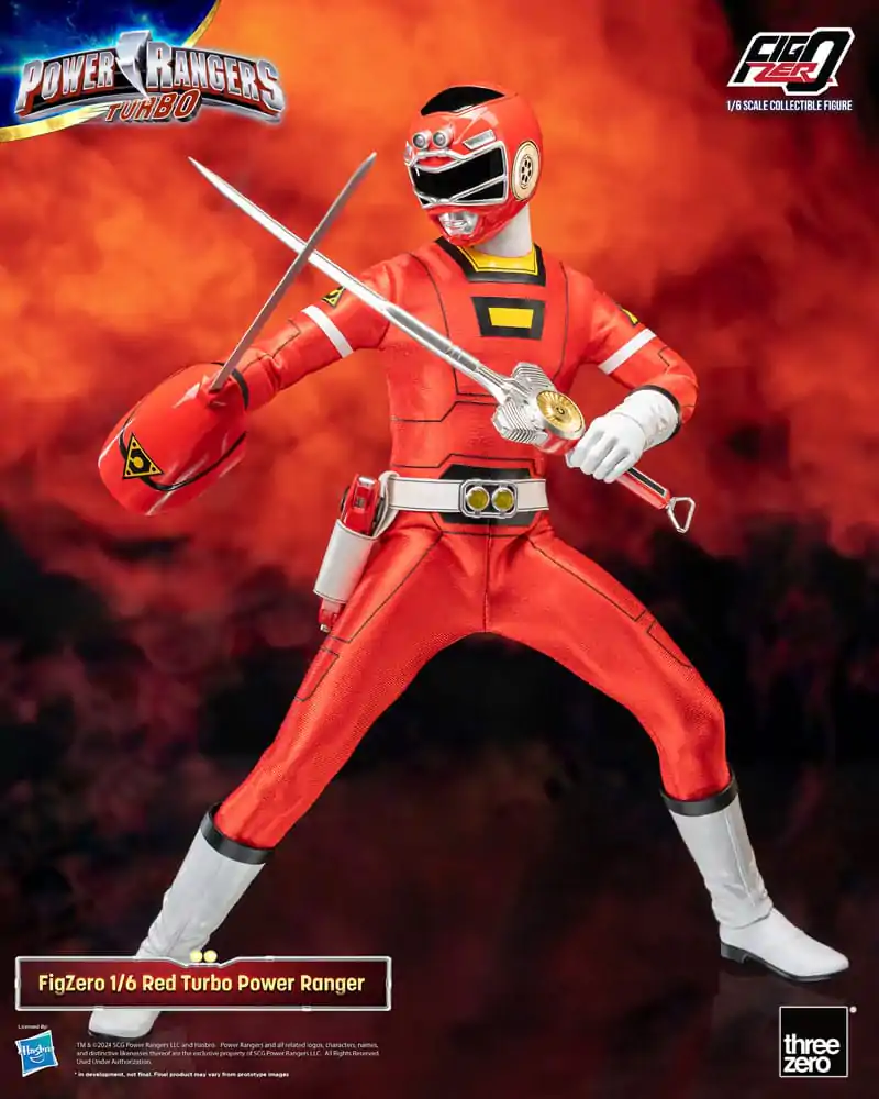 Power Rangers Turbo FigZero akcijska figura 1/6 Red Turbo Power Ranger 30 cm fotografija izdelka