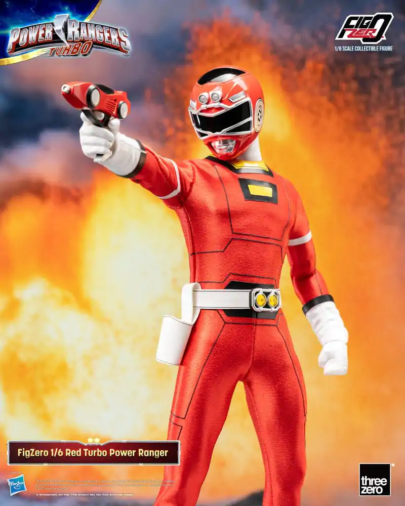 Power Rangers Turbo FigZero akcijska figura 1/6 Red Turbo Power Ranger 30 cm fotografija izdelka