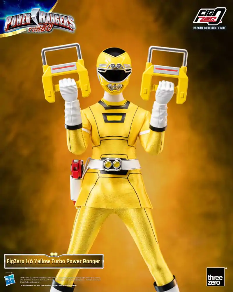 Power Rangers Turbo FigZero akcijska figura 1/6 Yellow Turbo Power Ranger 30 cm fotografija izdelka