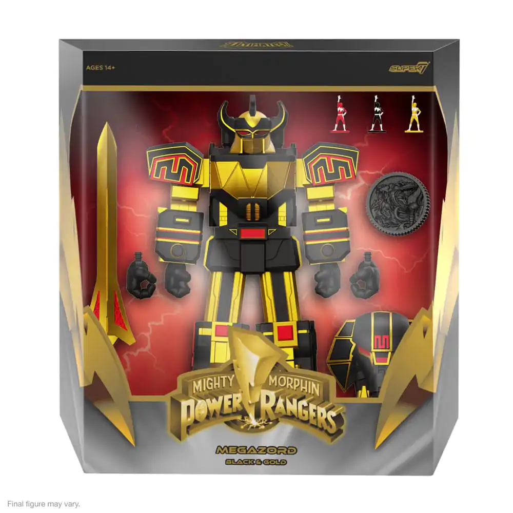 Power Rangers Ultimates akcijska figura Megazord (črna/zlata) 18 cm fotografija izdelka