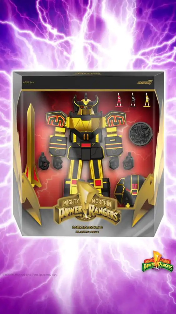 Power Rangers Ultimates akcijska figura Megazord (črna/zlata) 18 cm fotografija izdelka