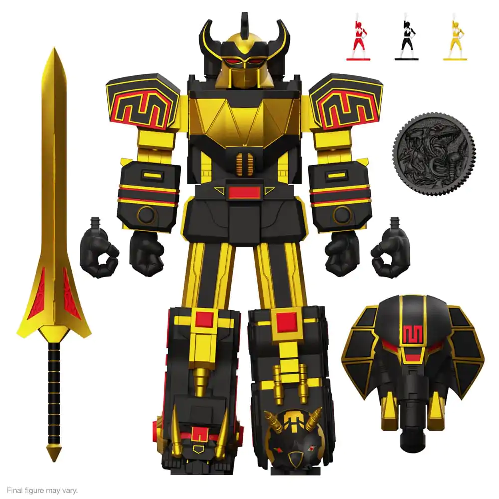 Power Rangers Ultimates akcijska figura Megazord (črna/zlata) 18 cm fotografija izdelka