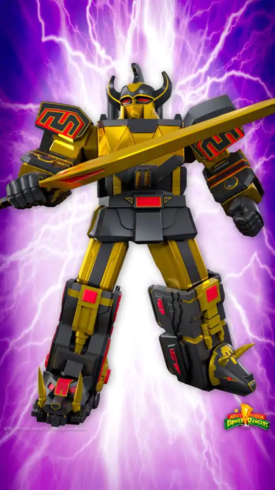 Power Rangers Ultimates akcijska figura Megazord (črna/zlata) 18 cm fotografija izdelka