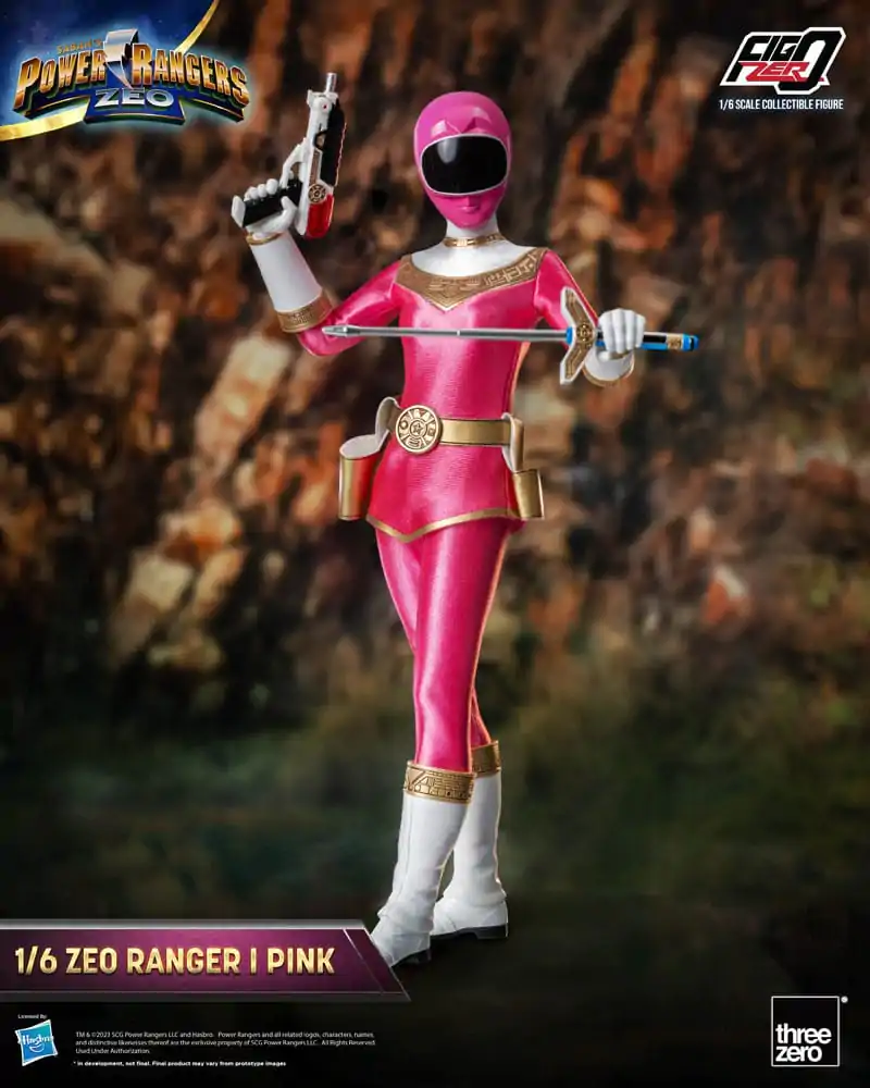 Power Rangers Zeo FigZero akcijska figura 1/6 Ranger I Pink 30 cm fotografija izdelka