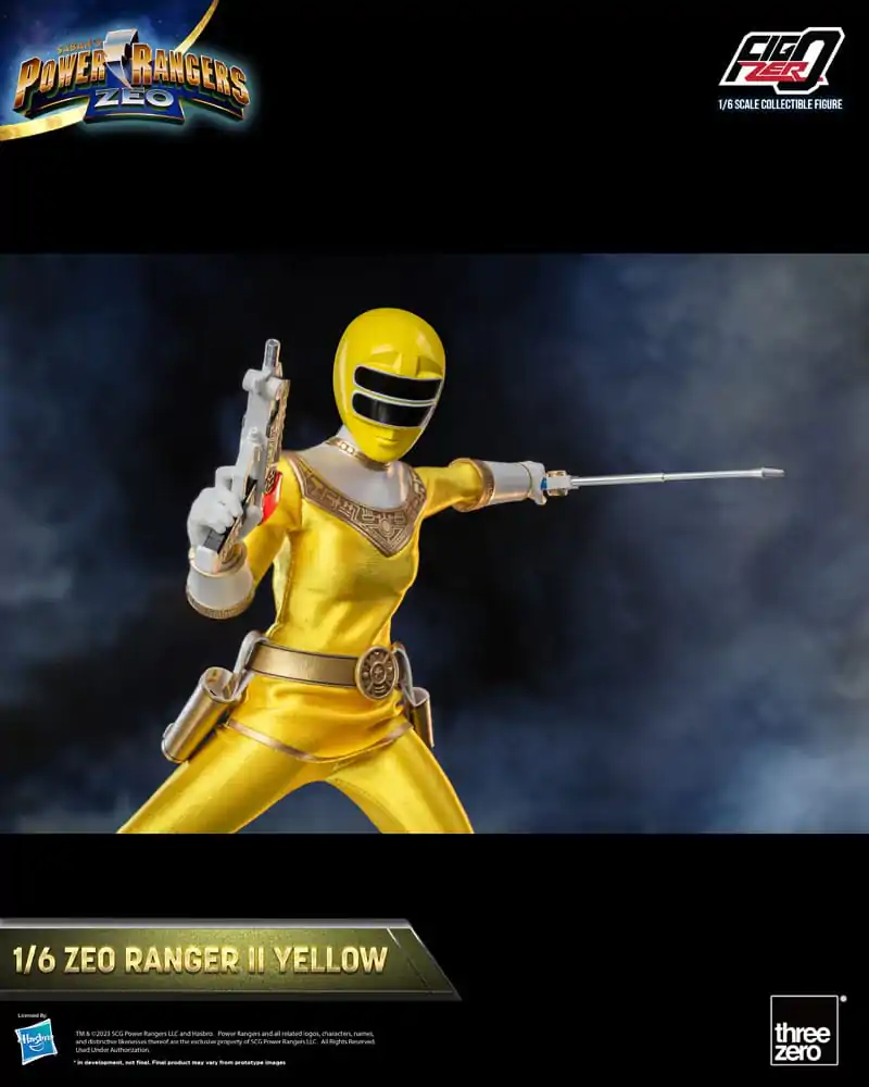 Power Rangers Zeo FigZero akcijska figura 1/6 Ranger II Yellow 30 cm fotografija izdelka