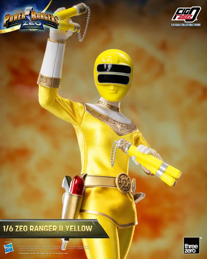 Power Rangers Zeo FigZero akcijska figura 1/6 Ranger II Yellow 30 cm fotografija izdelka