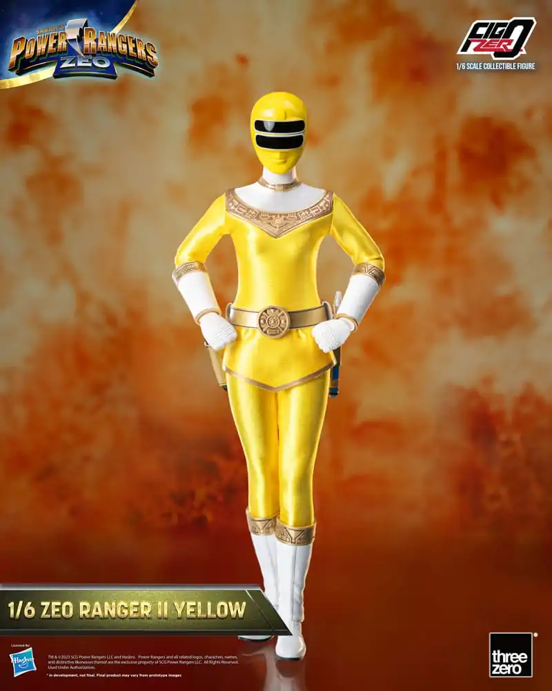 Power Rangers Zeo FigZero akcijska figura 1/6 Ranger II Yellow 30 cm fotografija izdelka