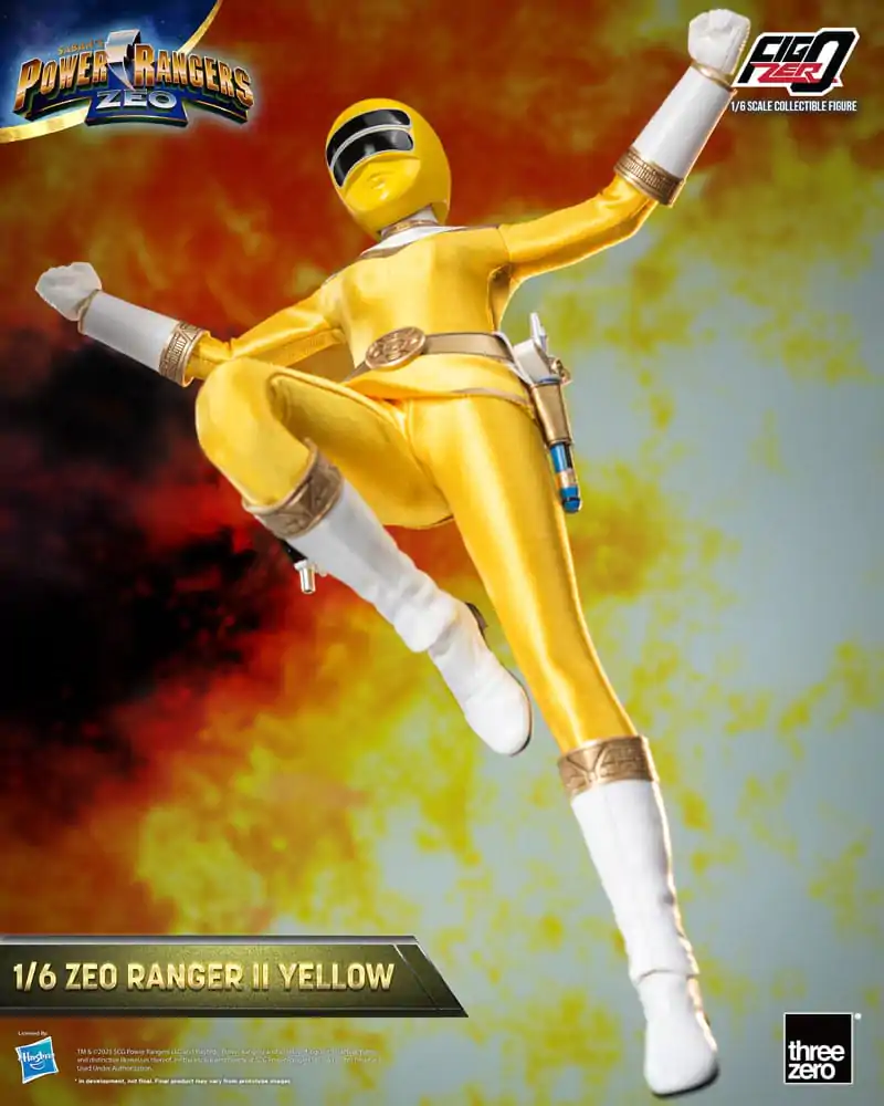 Power Rangers Zeo FigZero akcijska figura 1/6 Ranger II Yellow 30 cm fotografija izdelka