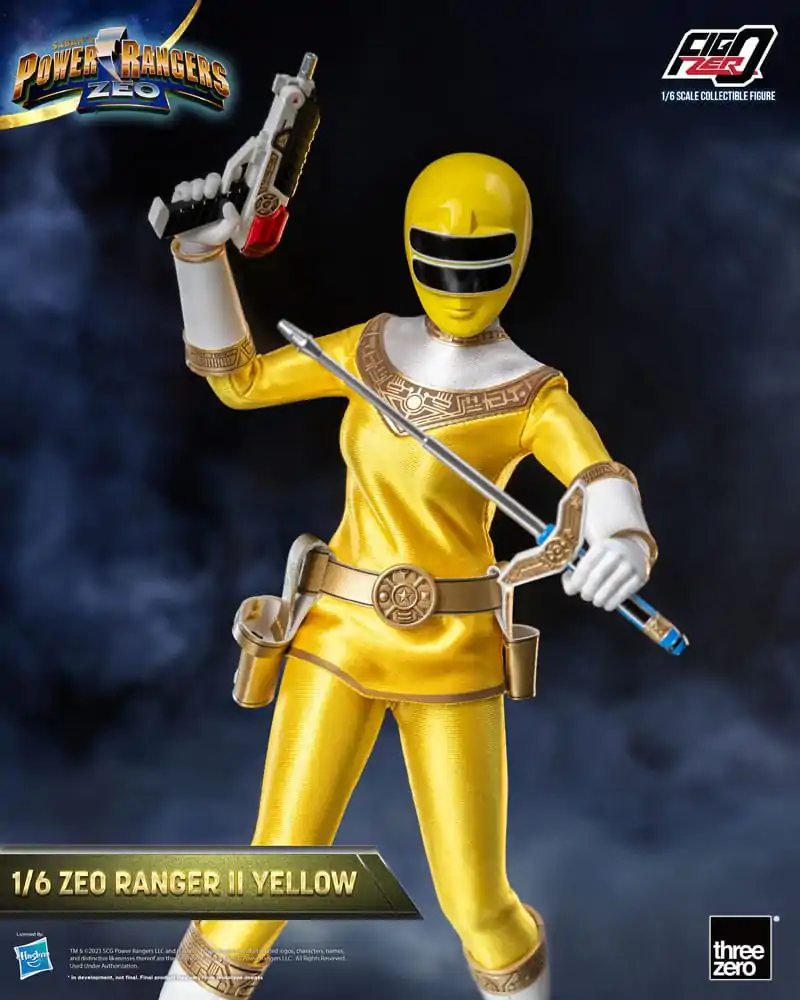 Power Rangers Zeo FigZero akcijska figura 1/6 Ranger II Yellow 30 cm fotografija izdelka