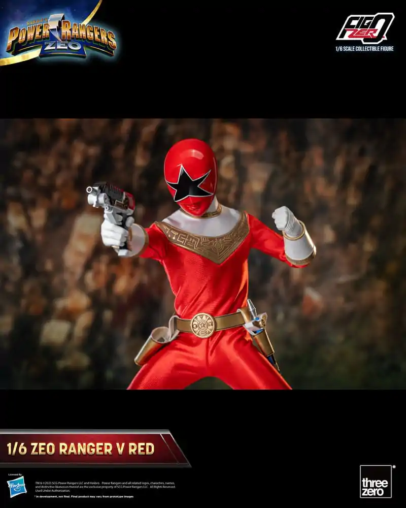 Power Rangers Zeo FigZero akcijska figura 1/6 Ranger V Red 30 cm fotografija izdelka