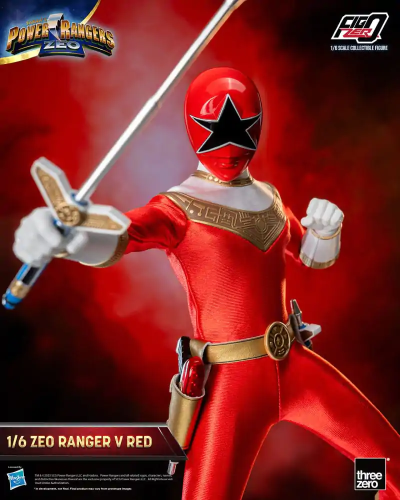 Power Rangers Zeo FigZero akcijska figura 1/6 Ranger V Red 30 cm fotografija izdelka