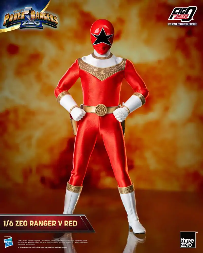 Power Rangers Zeo FigZero akcijska figura 1/6 Ranger V Red 30 cm fotografija izdelka