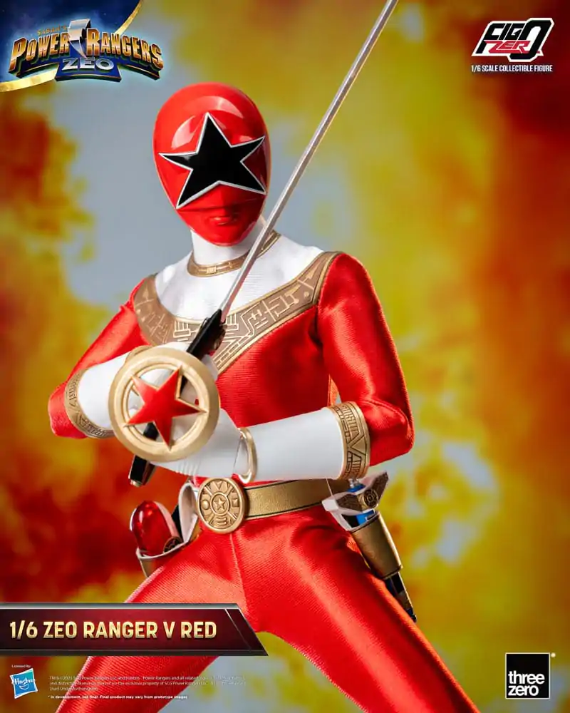 Power Rangers Zeo FigZero akcijska figura 1/6 Ranger V Red 30 cm fotografija izdelka