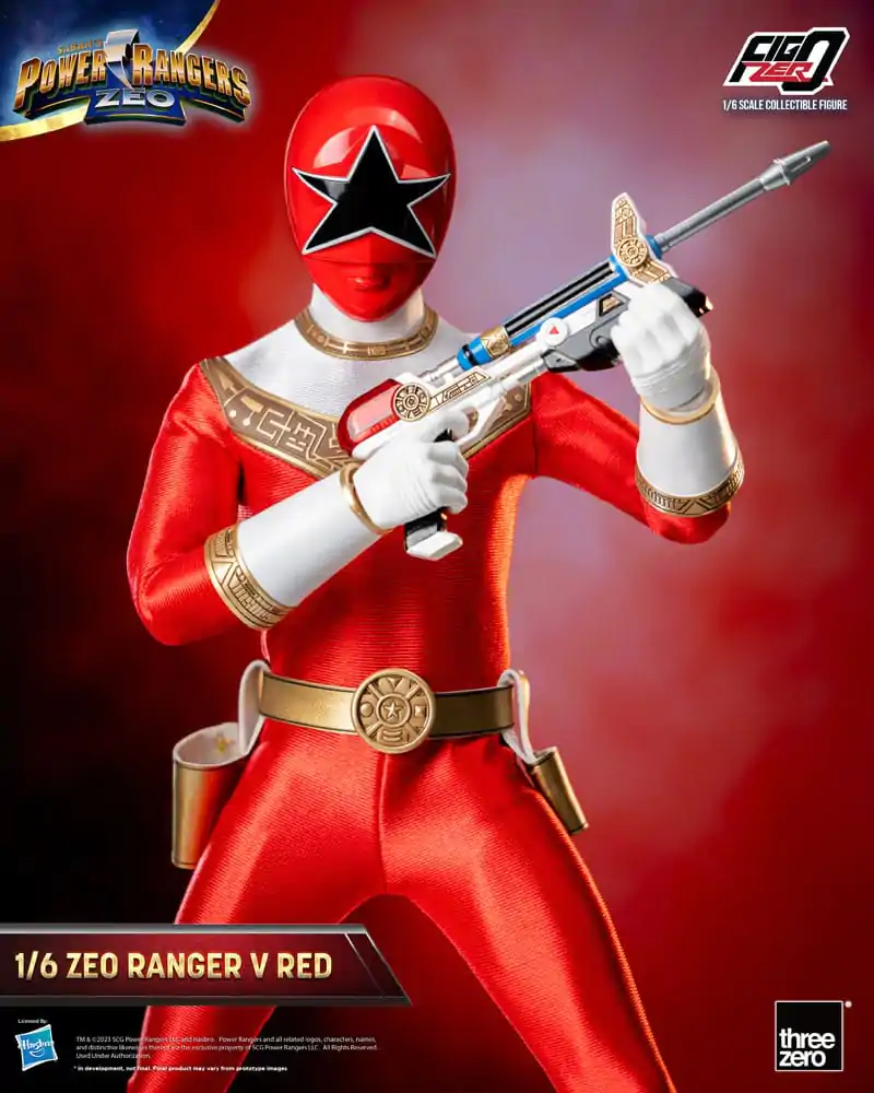 Power Rangers Zeo FigZero akcijska figura 1/6 Ranger V Red 30 cm fotografija izdelka