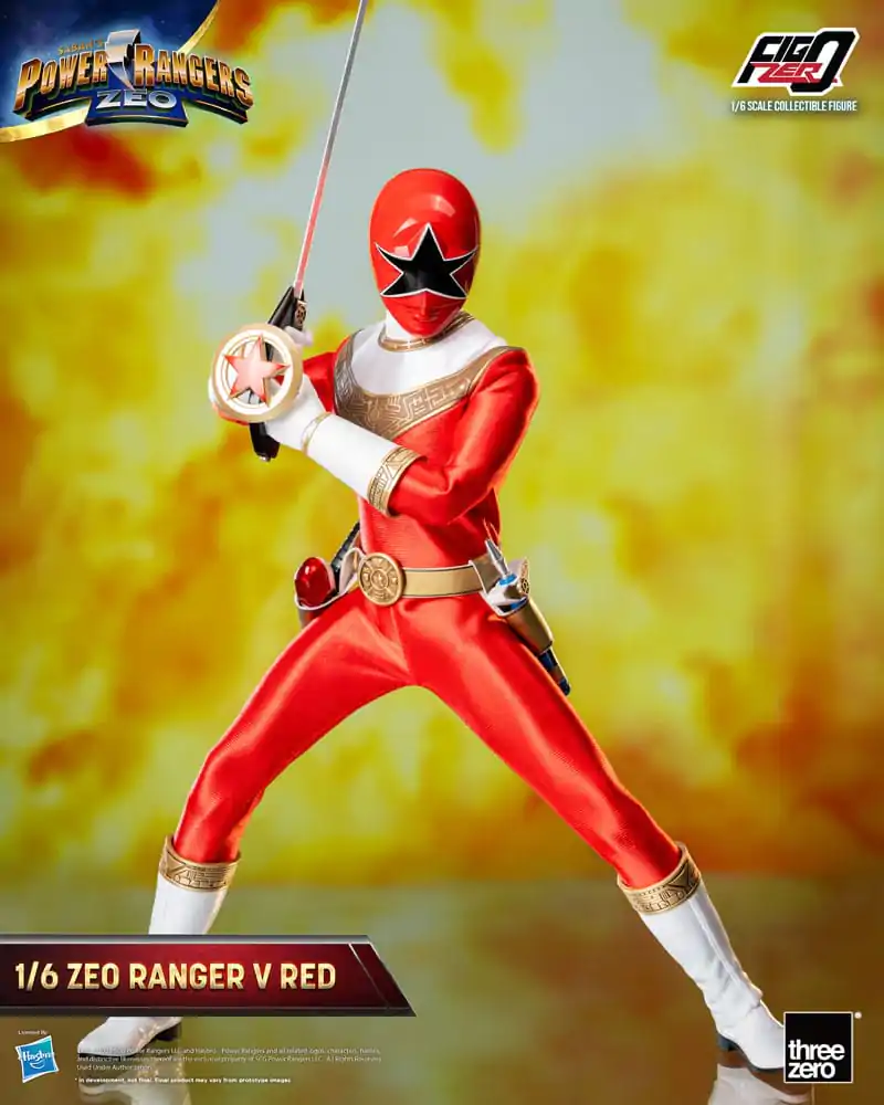 Power Rangers Zeo FigZero akcijska figura 1/6 Ranger V Red 30 cm fotografija izdelka