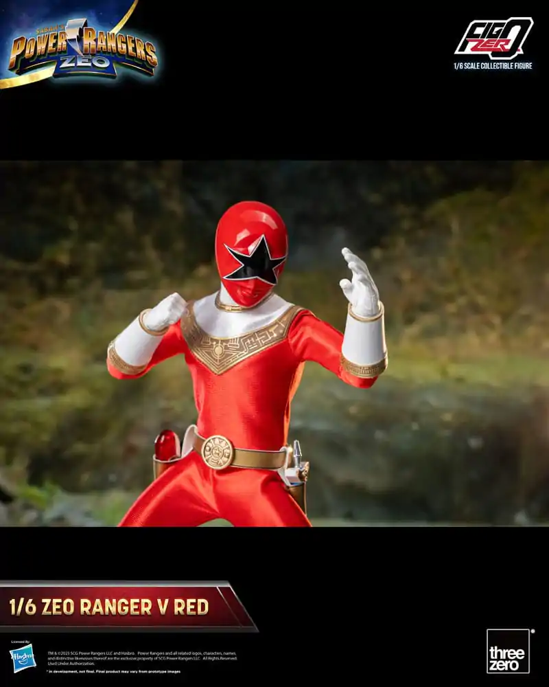 Power Rangers Zeo FigZero akcijska figura 1/6 Ranger V Red 30 cm fotografija izdelka