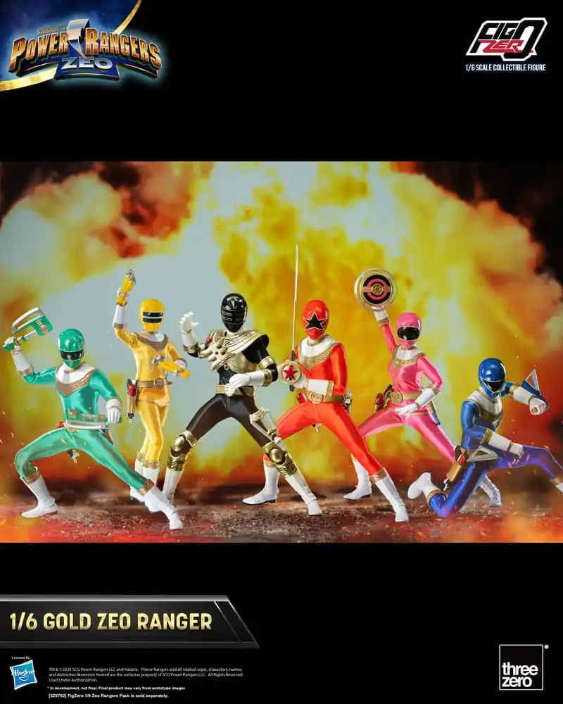 Power Rangers Zeo FigZero akcijska figura 1/6 Gold Zeo Power Ranger 30 cm fotografija izdelka