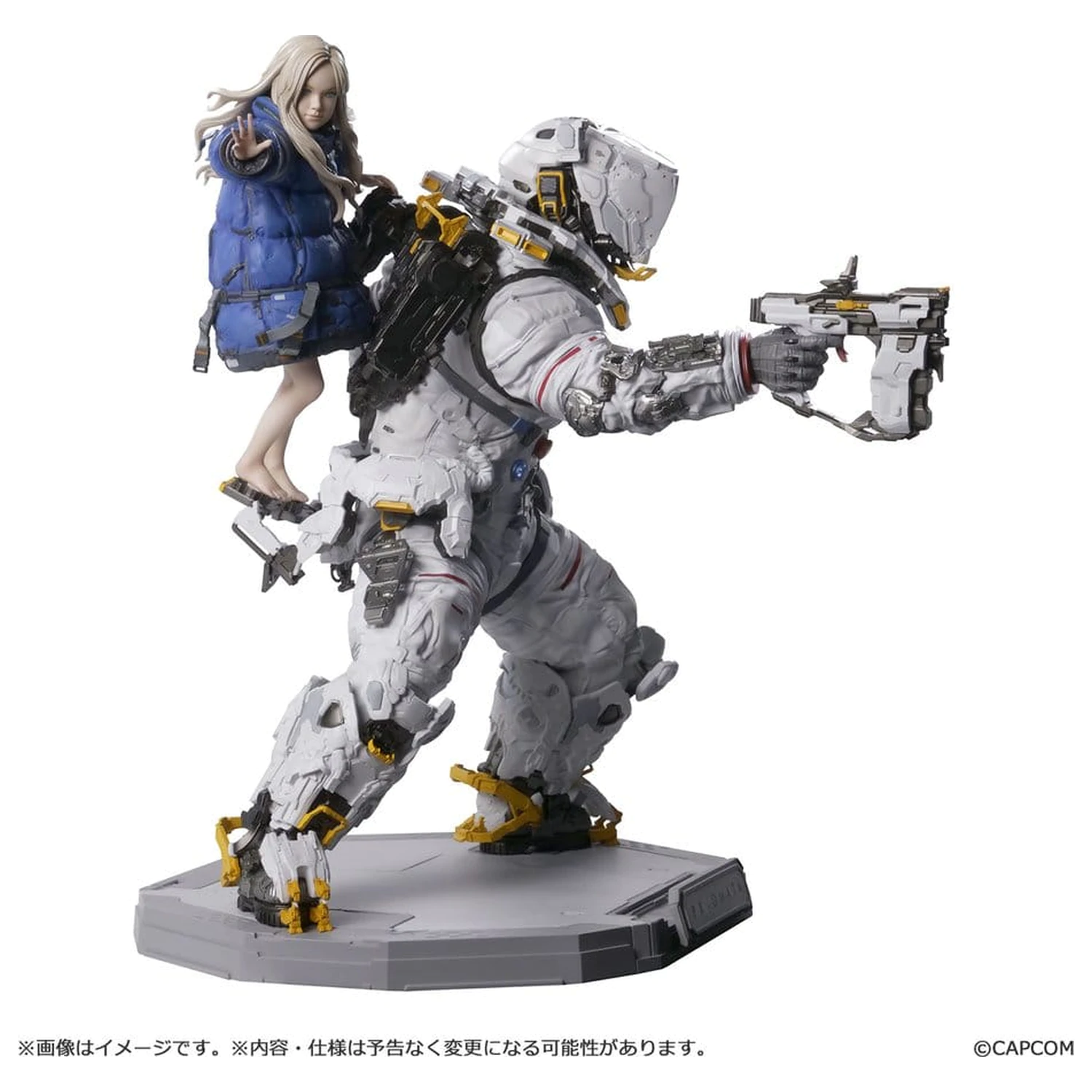 Pragmata Capcom Figurica Builder Creator's Model PVC Figurica Hugh & Diana 28 cm fotografija izdelka