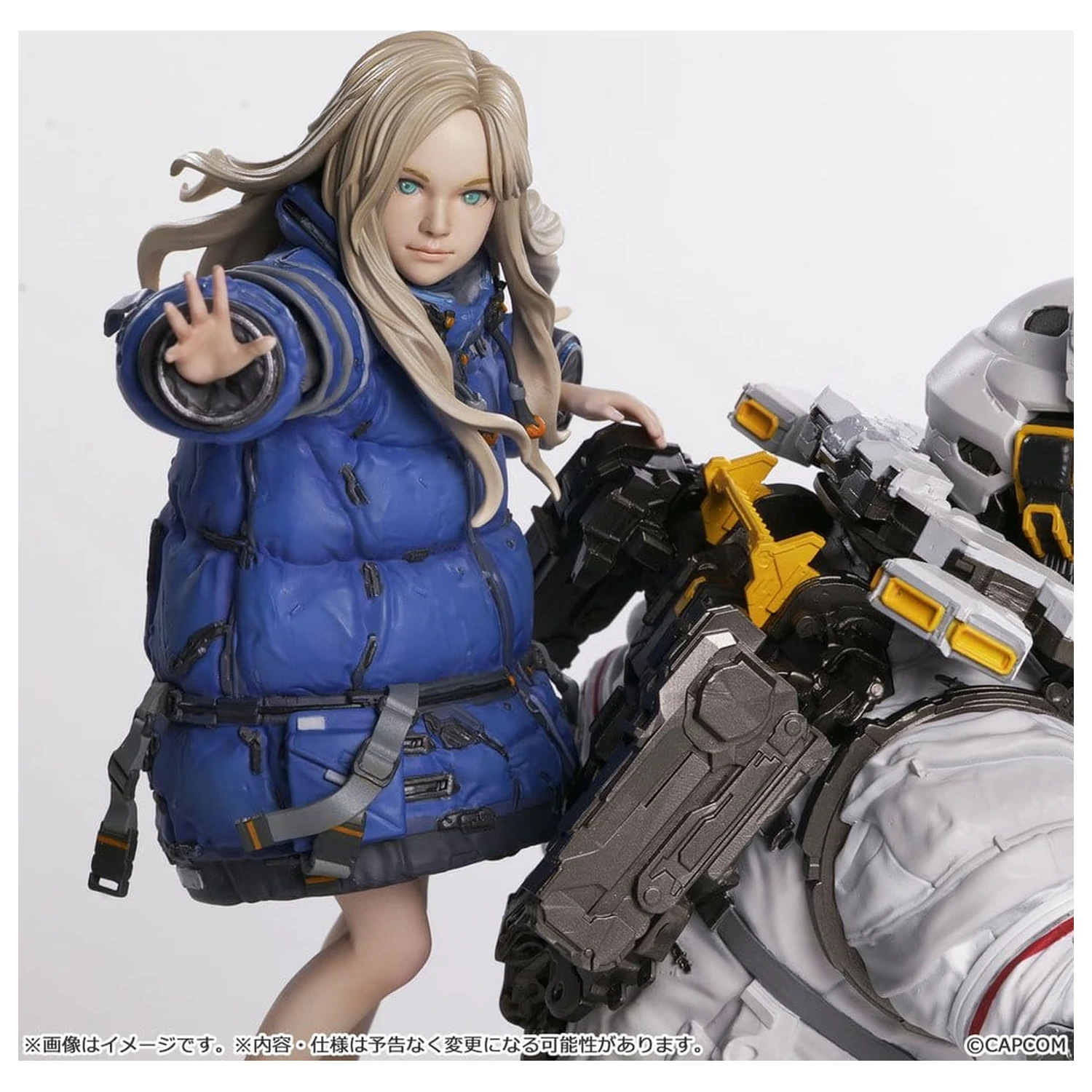 Pragmata Capcom Figurica Builder Creator's Model PVC Figurica Hugh & Diana 28 cm fotografija izdelka