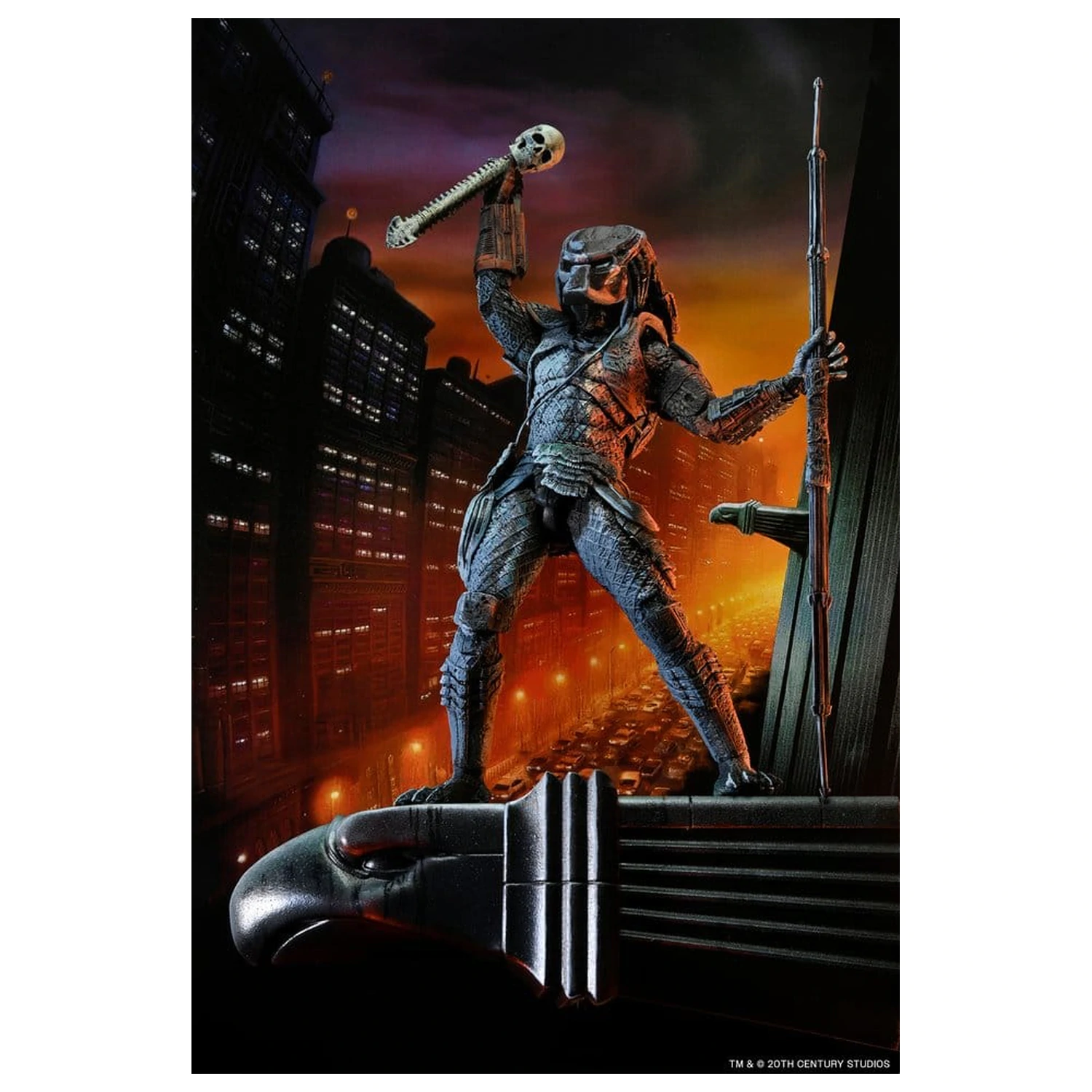 Predator 2 Action figura City Hunter Poster Series 18 cm fotografija izdelka