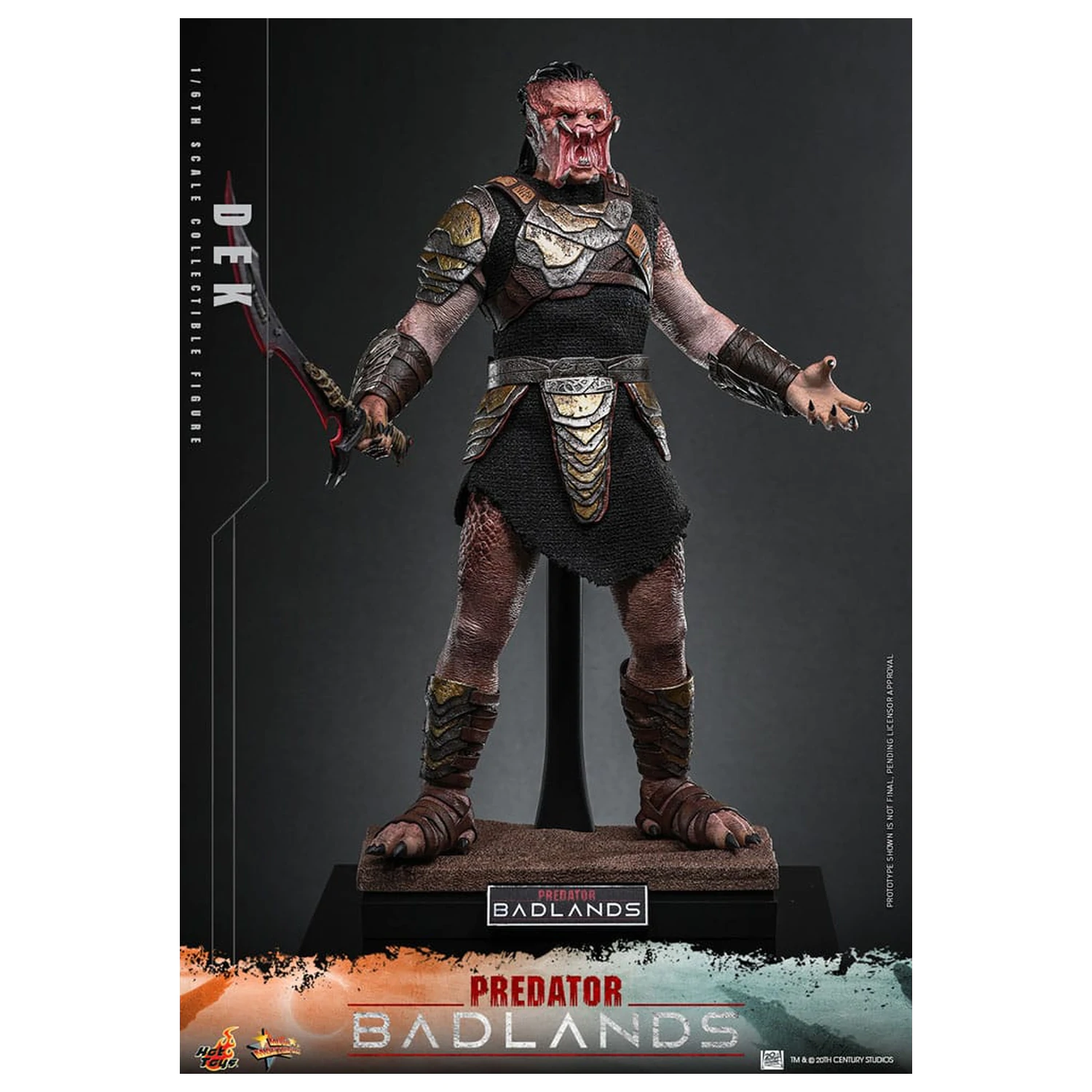 Predator: Badlands Movie Masterpiece akcijska figura 1/6 Dek 30 cm fotografija izdelka