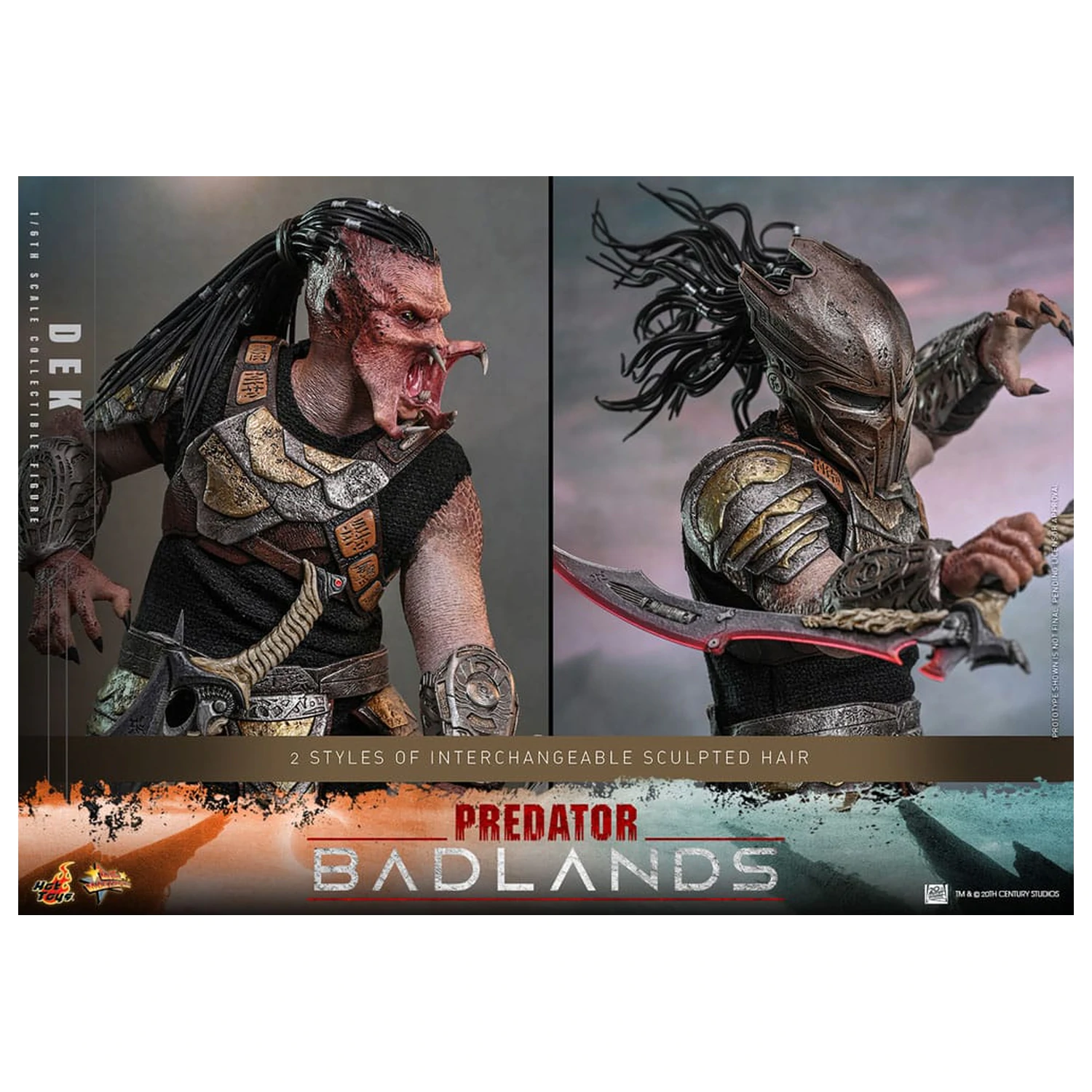 Predator: Badlands Movie Masterpiece akcijska figura 1/6 Dek 30 cm fotografija izdelka
