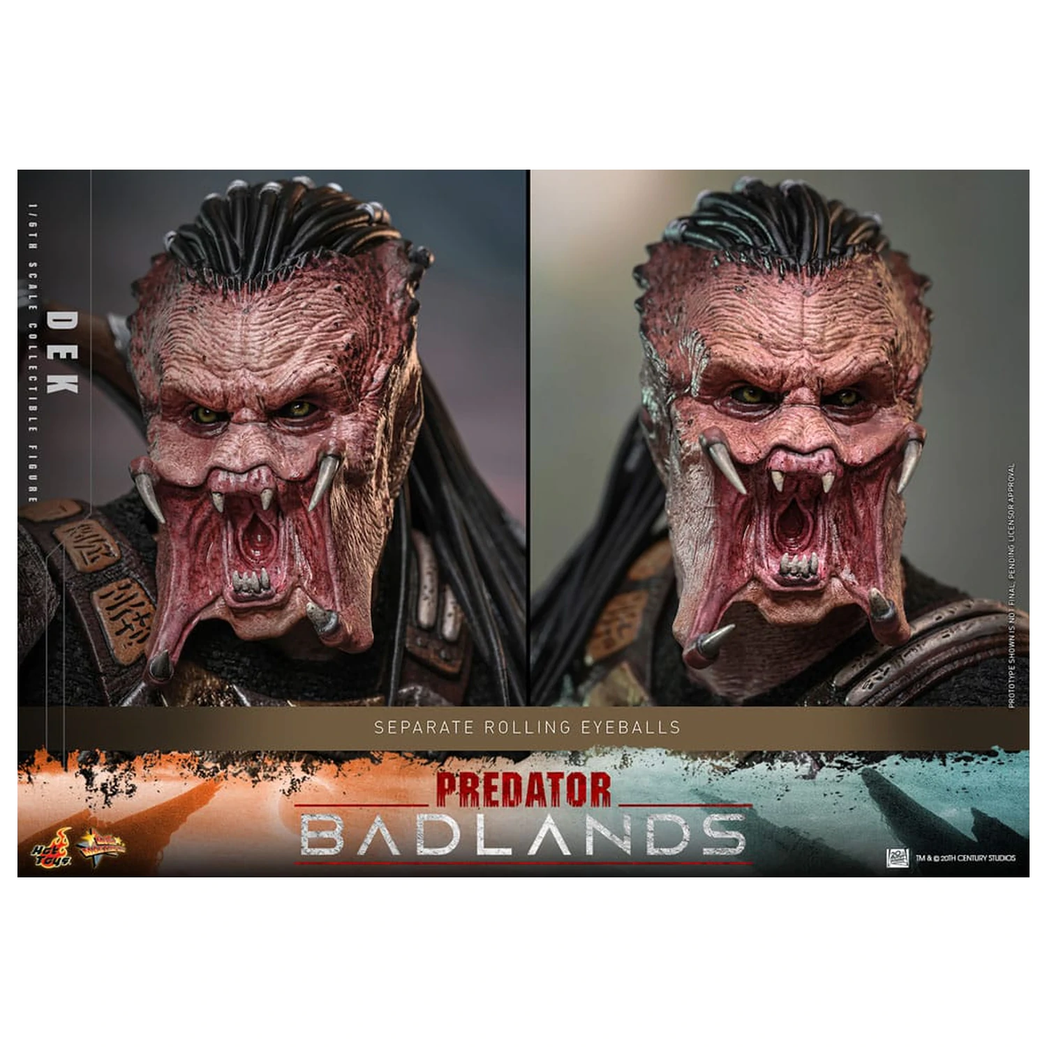 Predator: Badlands Movie Masterpiece akcijska figura 1/6 Dek 30 cm fotografija izdelka