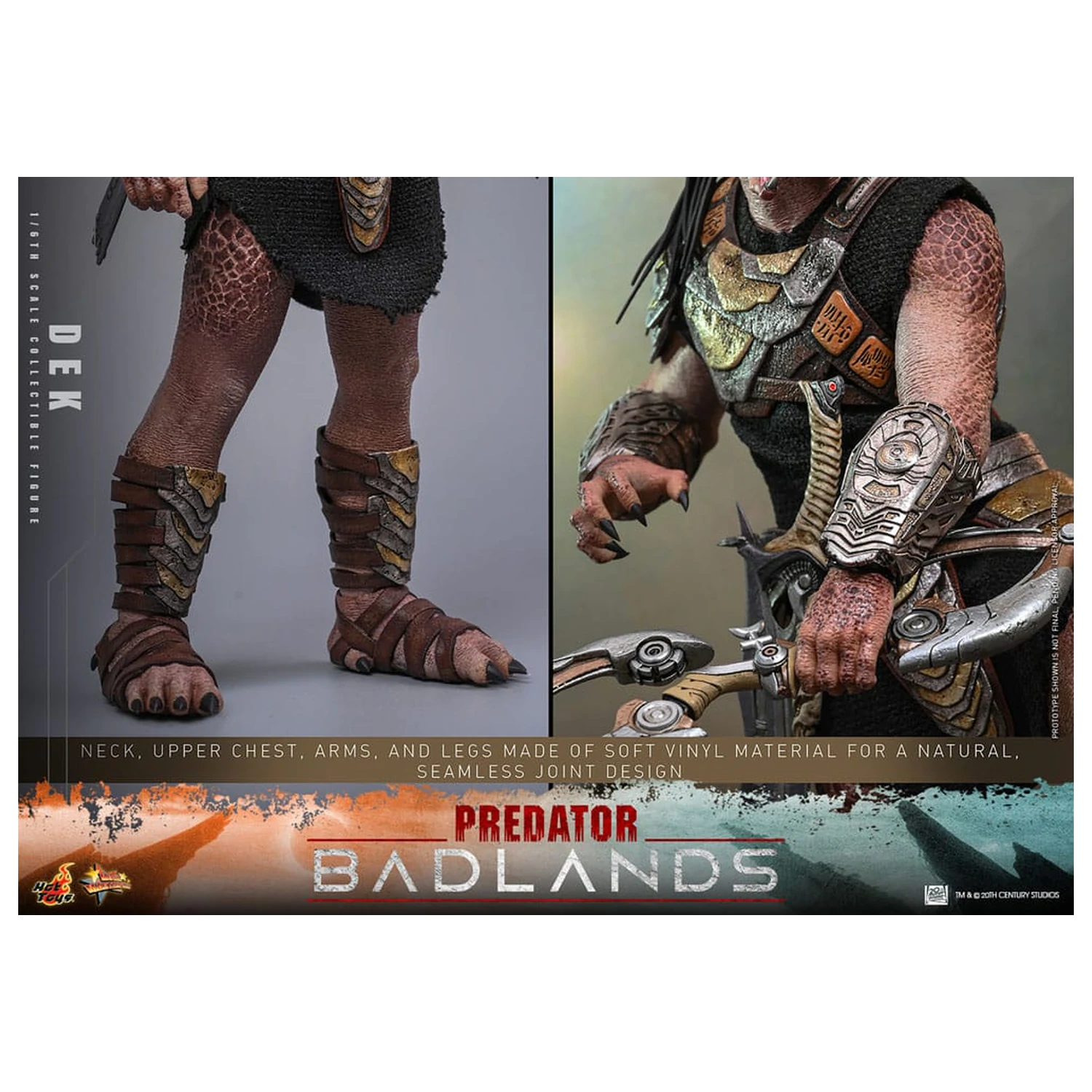 Predator: Badlands Movie Masterpiece akcijska figura 1/6 Dek 30 cm fotografija izdelka